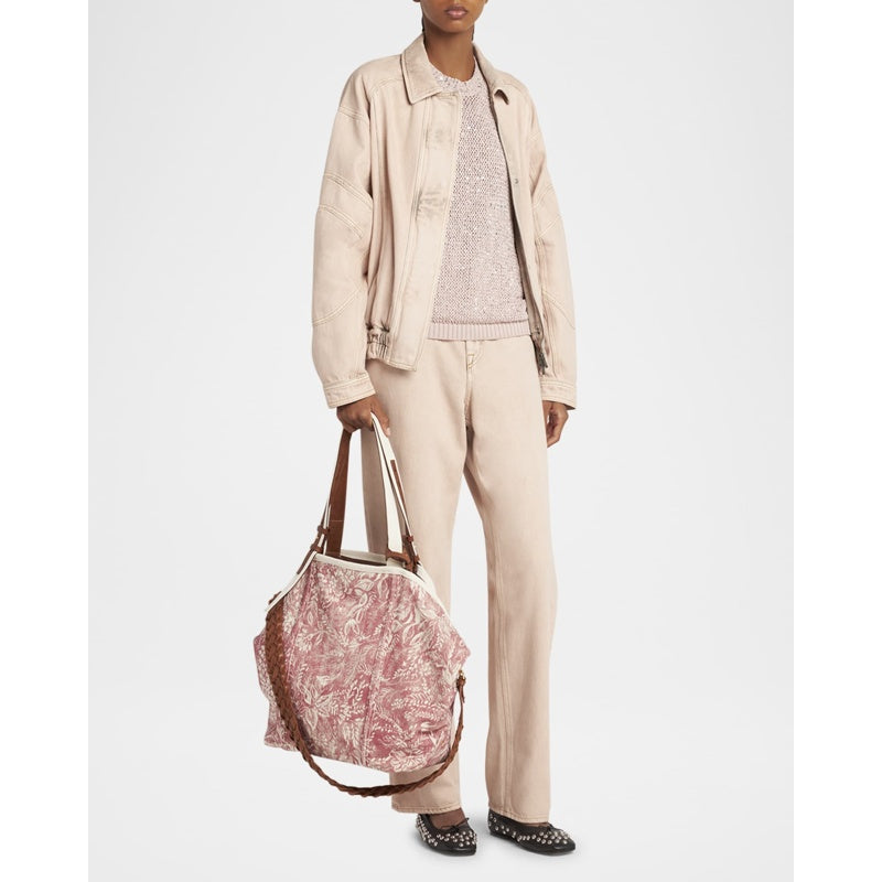 Bolsa Shopper East-West Toile de Jouy Printed Canvas