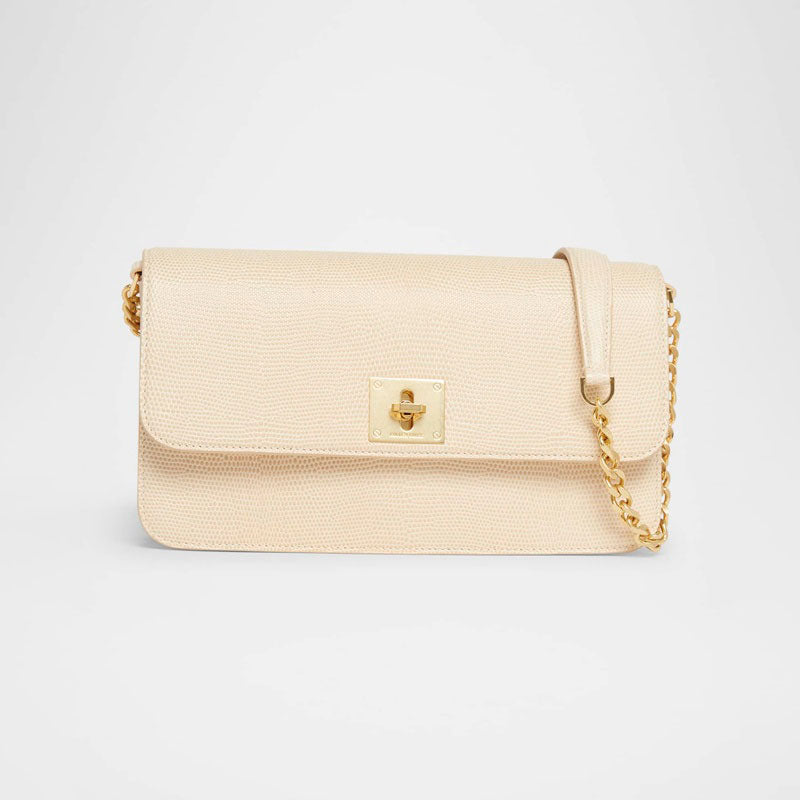 Bolsa Shoulder Gioia Lizard-Embossed - Mercado de Luxo - O Maior E-Commerce de Bens, Produtos e Serviços de Luxo do Brasil.