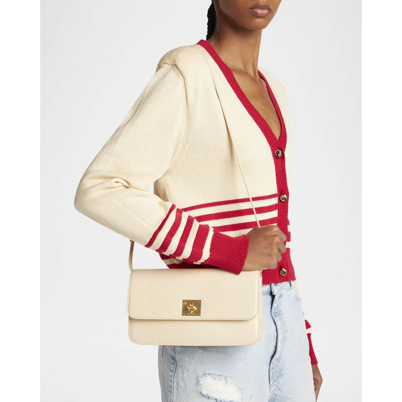 Bolsa Shoulder Gioia Lizard-Embossed