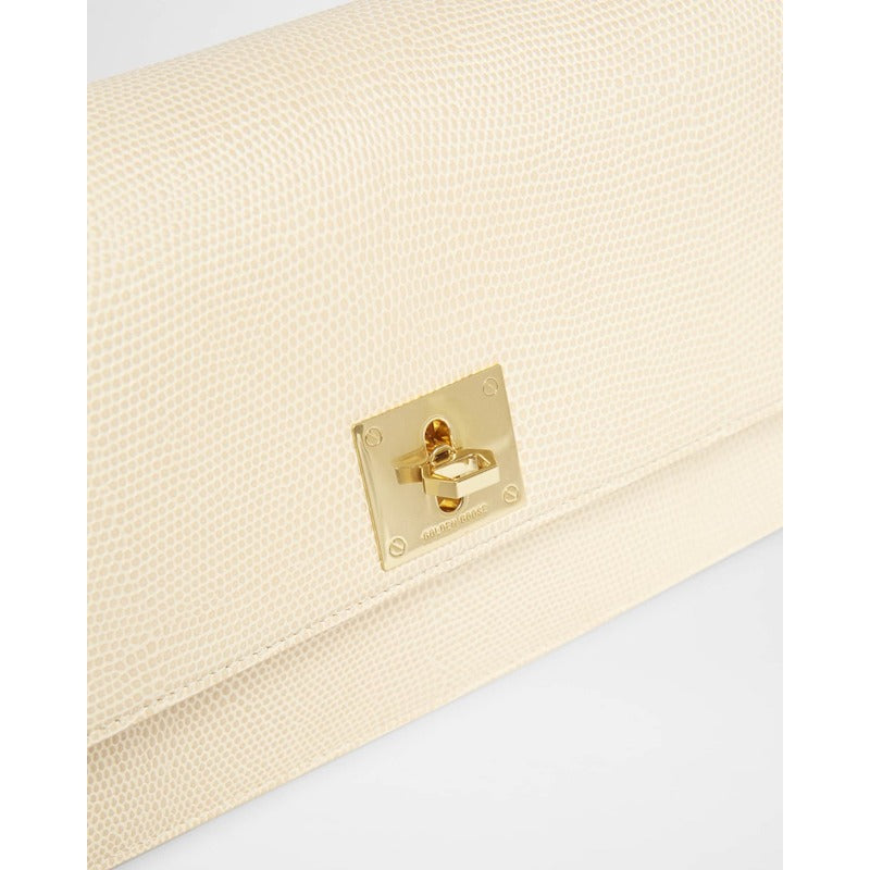 Bolsa Shoulder Gioia Lizard-Embossed