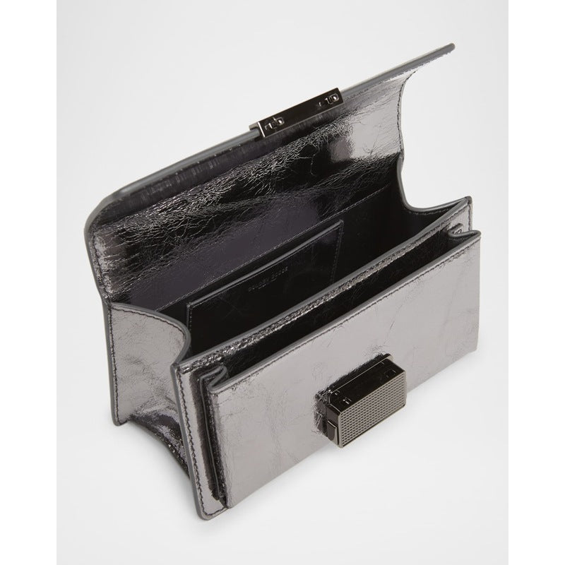 Bolsa Handle Venezia Small Metallic