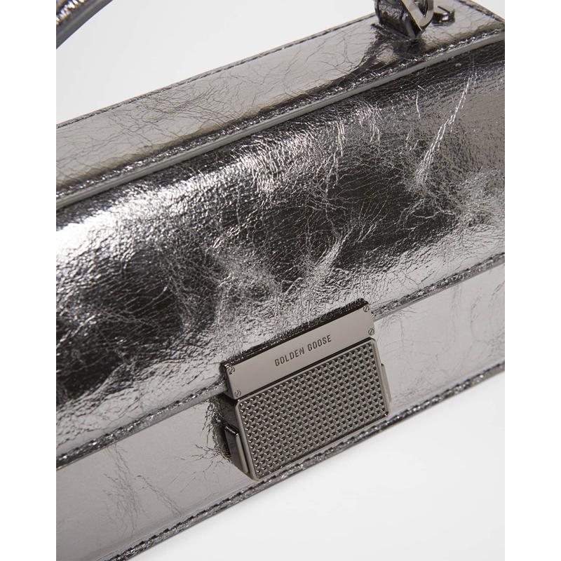 Bolsa Handle Venezia Small Metallic