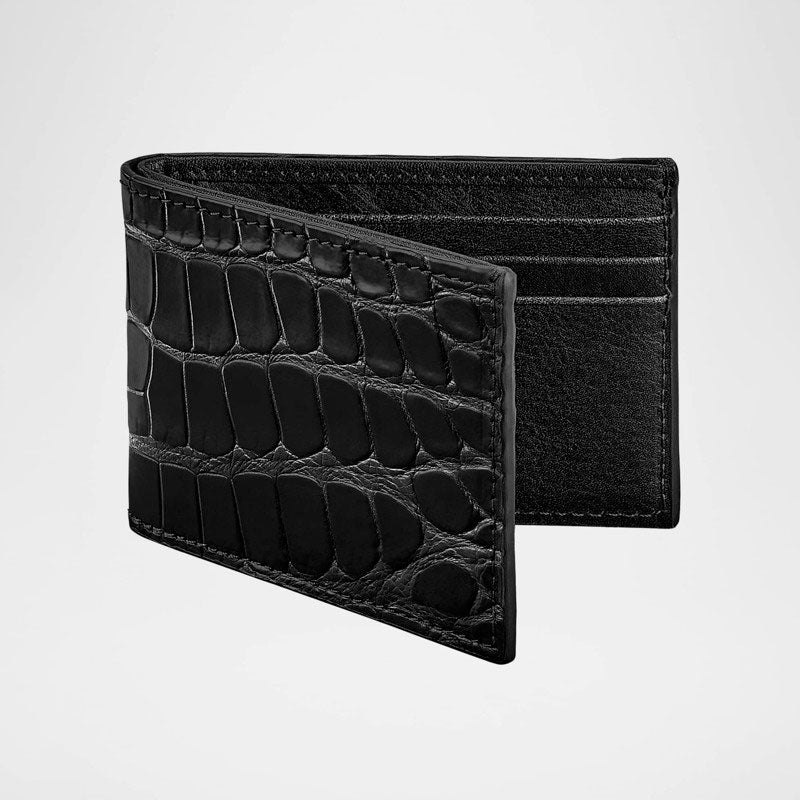 Bolsa Wallet Alligator Slim Bifold - Mercado de Luxo - O Maior E-Commerce de Bens, Produtos e Serviços de Luxo do Brasil.