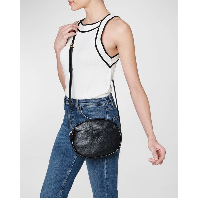 Bolsa Crossbody Rubino Round Vacchetta