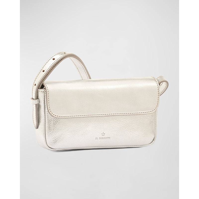 Bolsa Crossbody Studio Flap Metallic