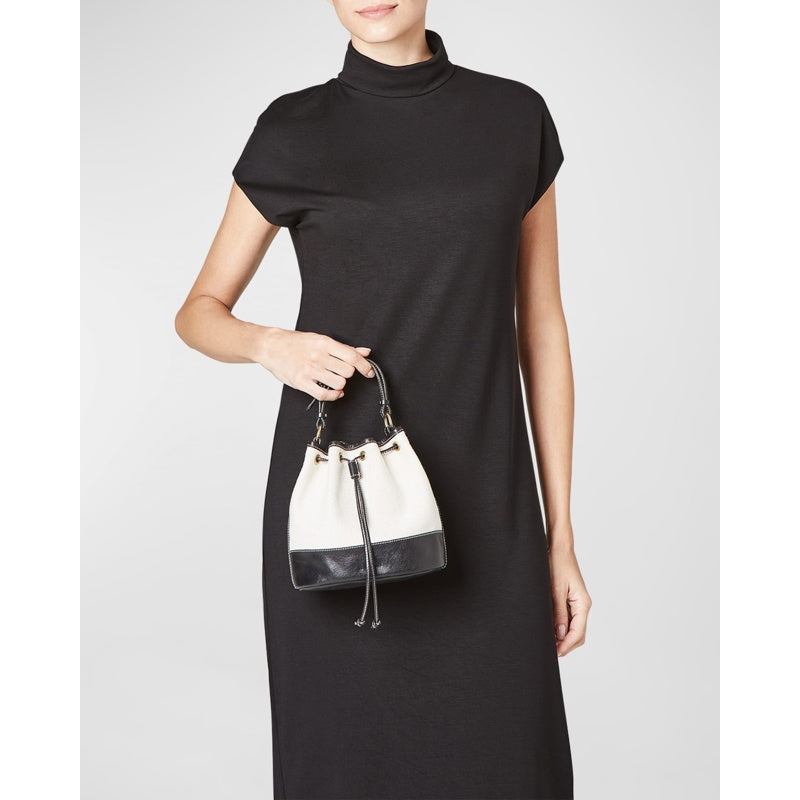 Bolsa Bucket Marini Drawstring Canvas