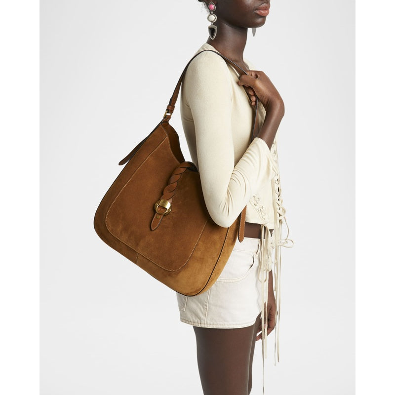 Bolsa Shoulder Altay Woven Suede