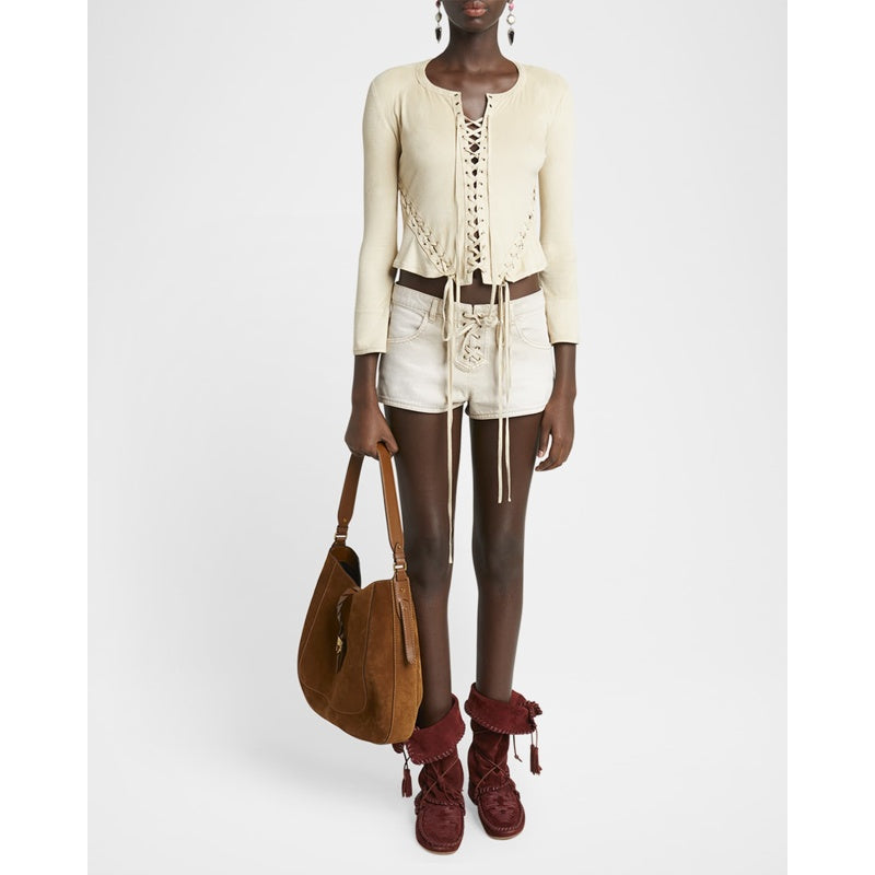 Bolsa Shoulder Altay Woven Suede