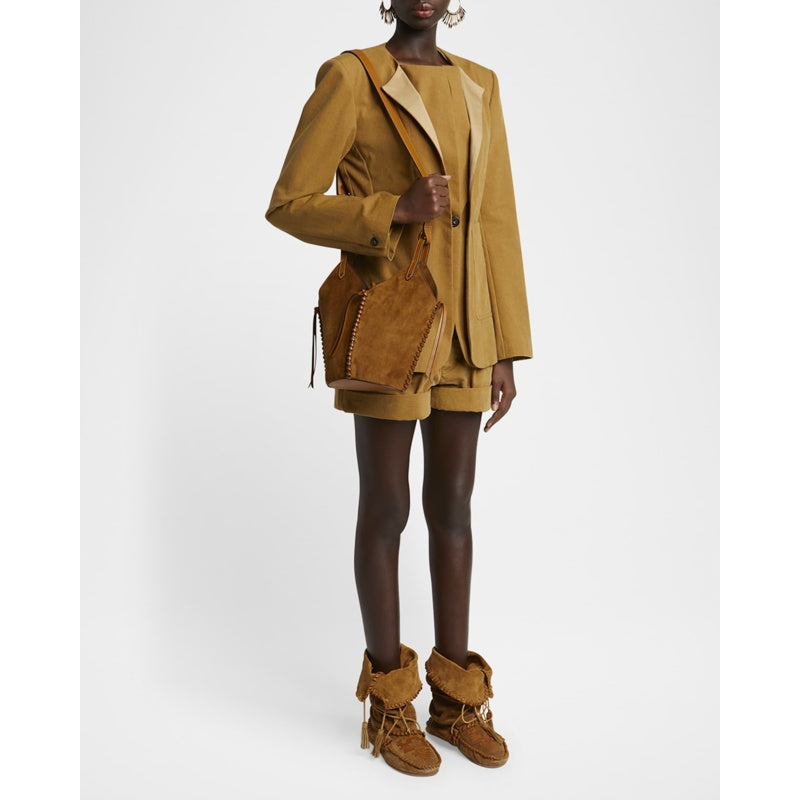 Bolsa Shoulder Tampa Mini Suede