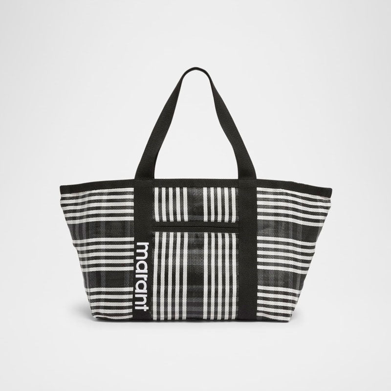 Bolsa Shopper Darwen Striped Nylon - Mercado de Luxo - O Maior E-Commerce de Bens, Produtos e Serviços de Luxo do Brasil.