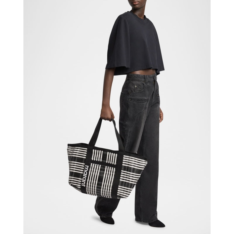 Bolsa Shopper Darwen Striped Nylon