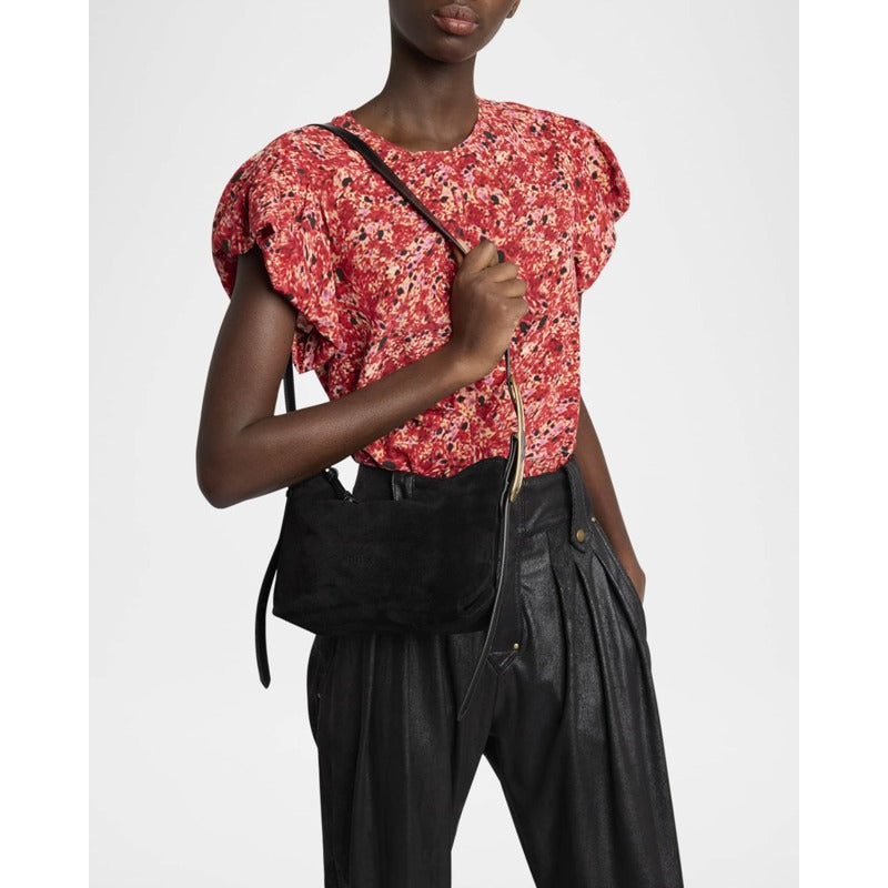 Bolsa Crossbody Leyden Mini Buckle Suede