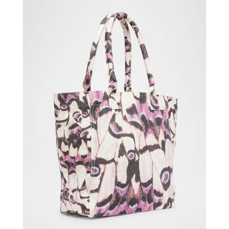 Bolsa Shopper Yenky Small Butterfly-Print Canvas
