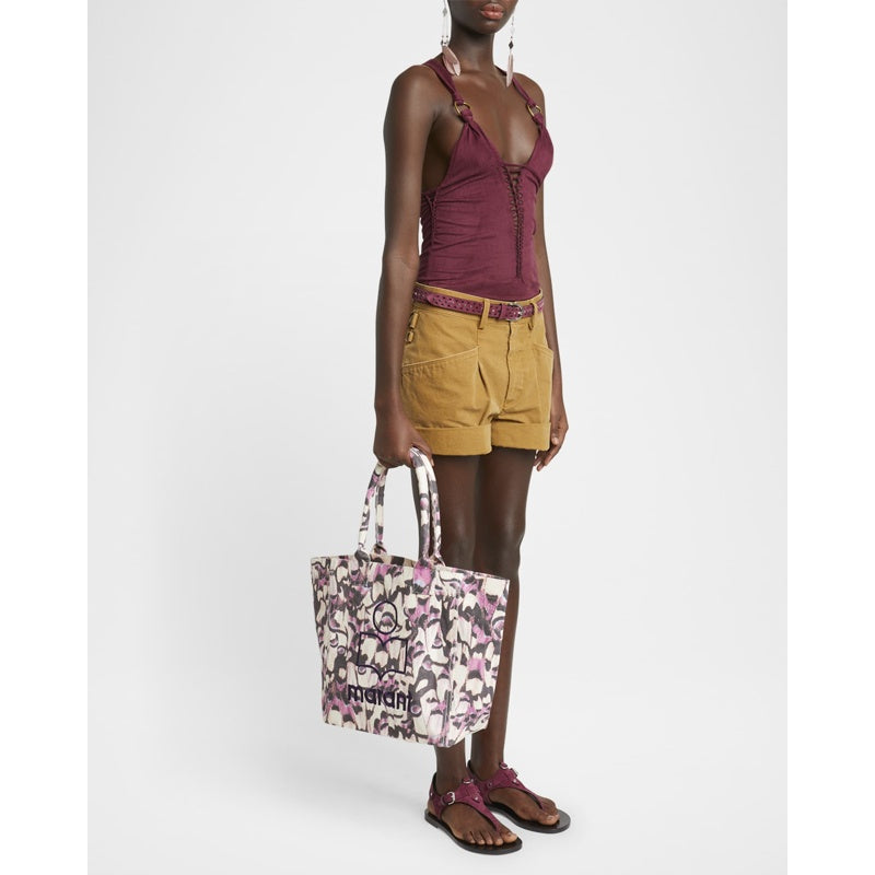 Bolsa Shopper Yenky Small Butterfly-Print Canvas