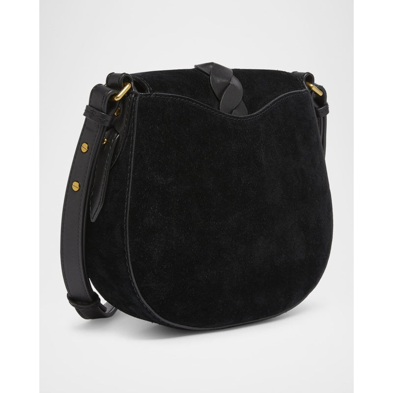 Bolsa Crossbody Altay Small Suede Saddle