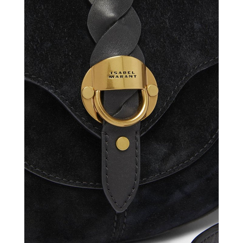 Bolsa Crossbody Altay Small Suede Saddle