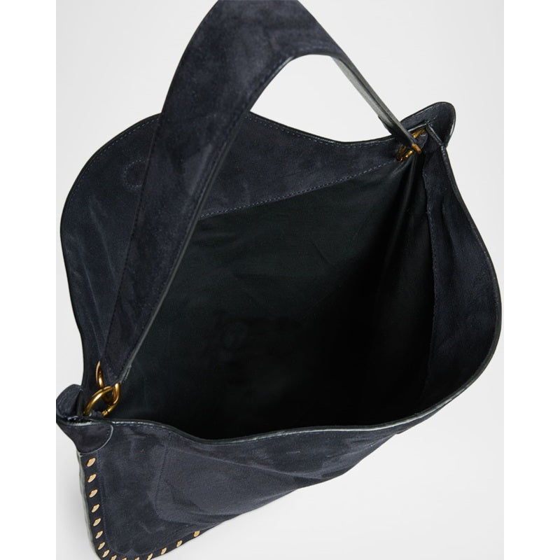 Bolsa Shoulder Oskan Studded Suede