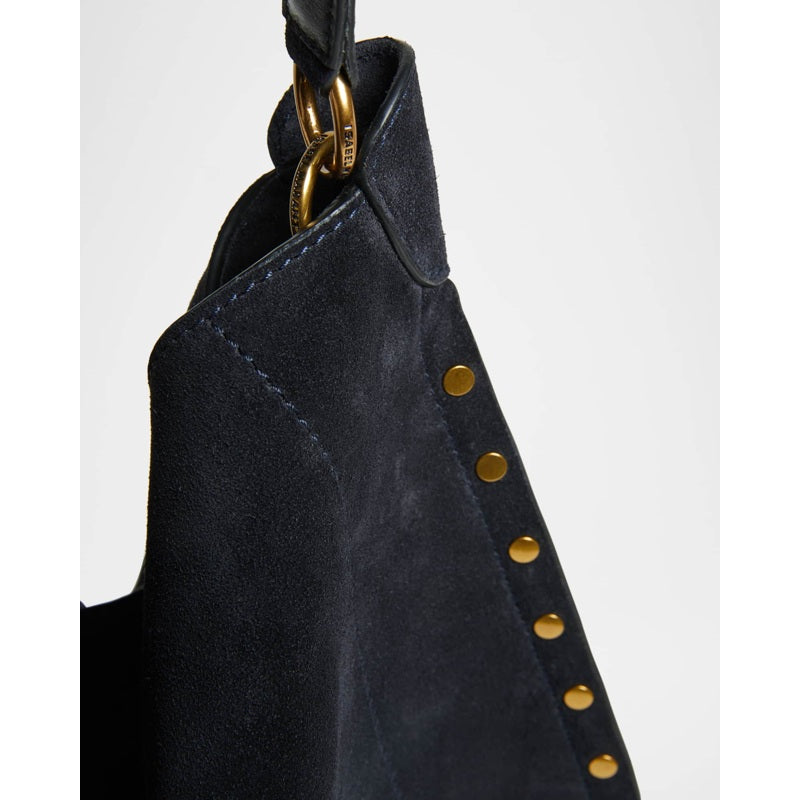 Bolsa Shoulder Oskan Studded Suede