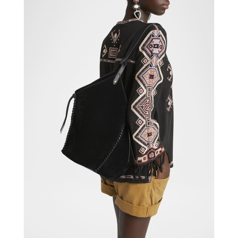 Bolsa Shopper Tampa Woven Suede