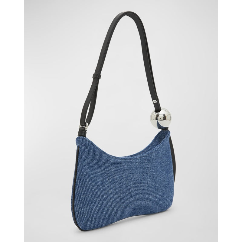 Bolsa Shoulder Le Bisou Perle Denim