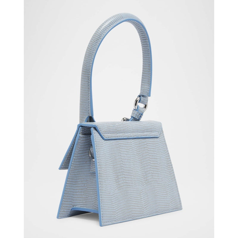 Bolsa Handle Le Chiquito Moyen Lizard-Embossed