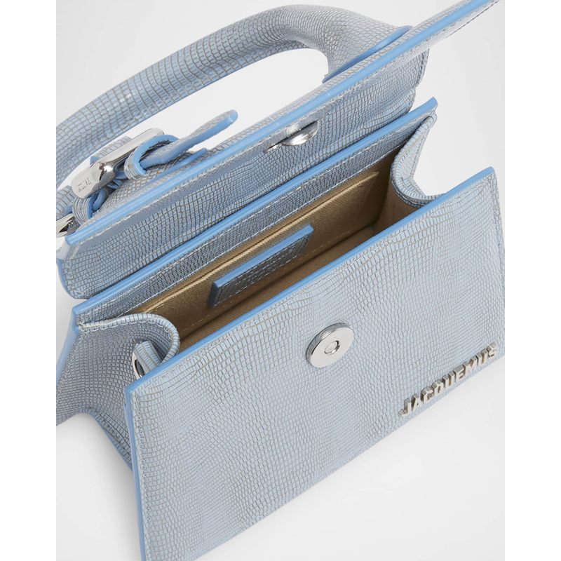 Bolsa Handle Le Chiquito Moyen Lizard-Embossed