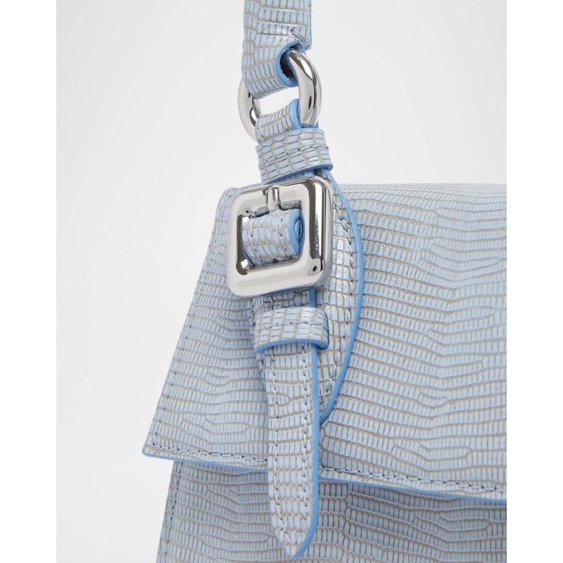 Bolsa Handle Le Chiquito Moyen Lizard-Embossed
