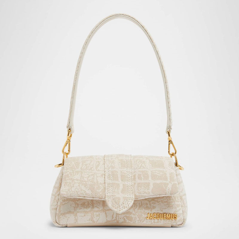 Bolsa Shoulder Le Petit Bambimou Croc-Print Canvas - Mercado de Luxo - O Maior E-Commerce de Bens, Produtos e Serviços de Luxo do Brasil.