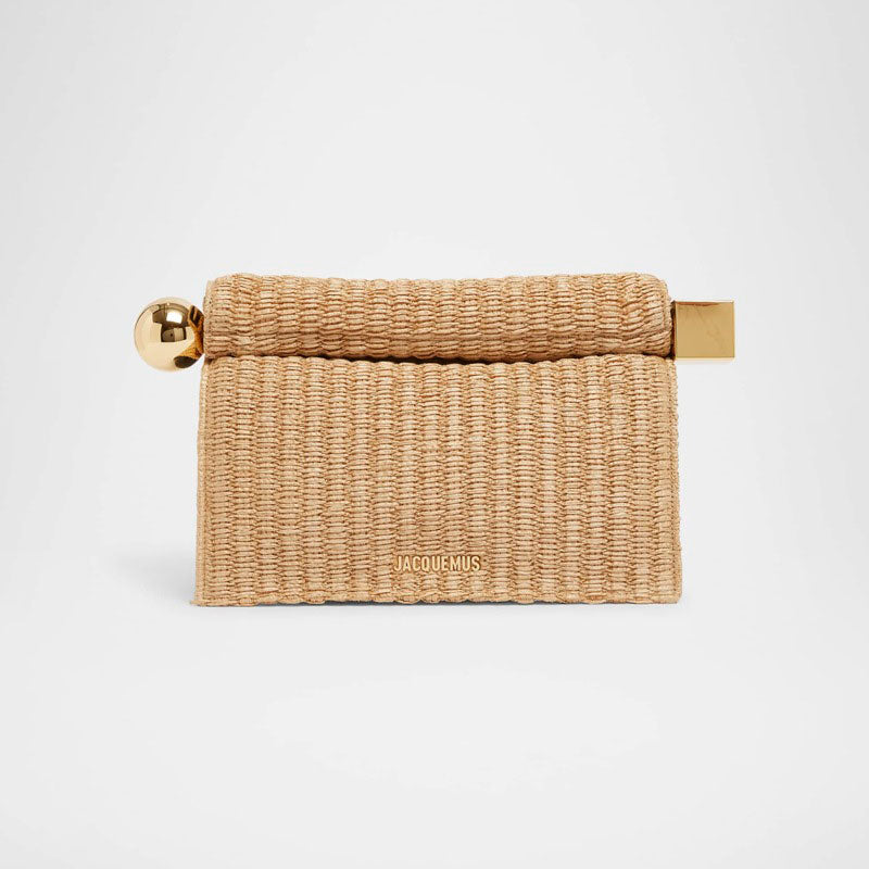 Bolsa Beach La Pochette Rond Raffia - Mercado de Luxo - O Maior E-Commerce de Bens, Produtos e Serviços de Luxo do Brasil.
