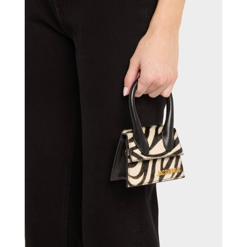 Bolsa Handle Le Chiquito Zebra Printed