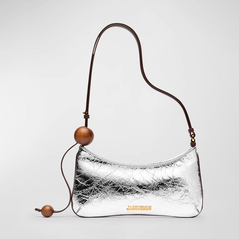 Bolsa Shoulder Le Bisou Perle Metallic - Mercado de Luxo - O Maior E-Commerce de Bens, Produtos e Serviços de Luxo do Brasil.