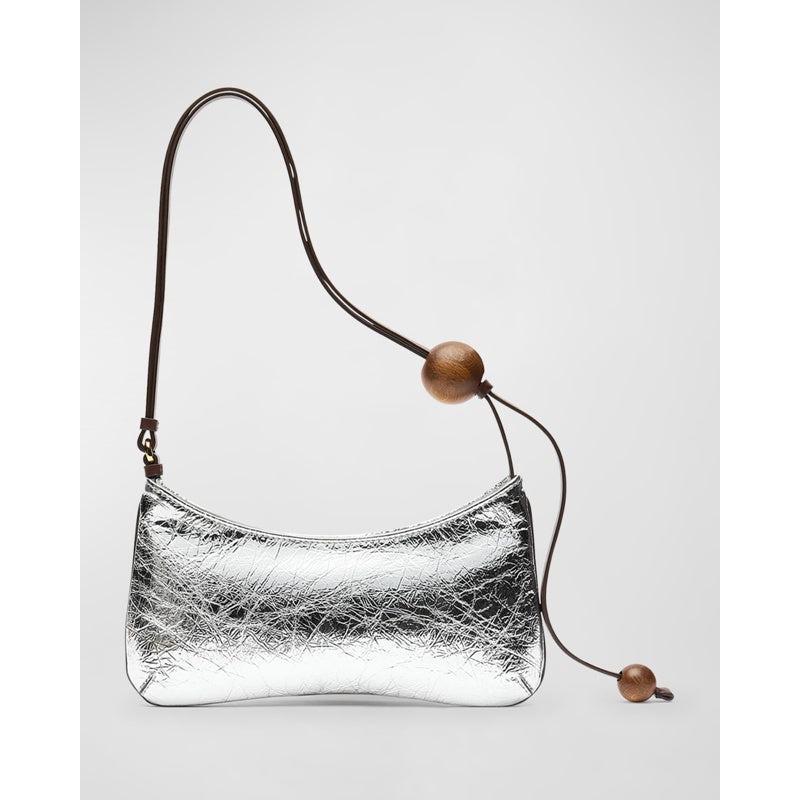 Bolsa Shoulder Le Bisou Perle Metallic