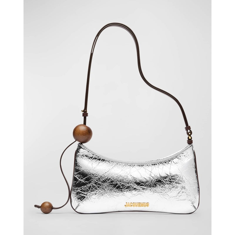 Bolsa Handle Le Bisou Perle Metallic
