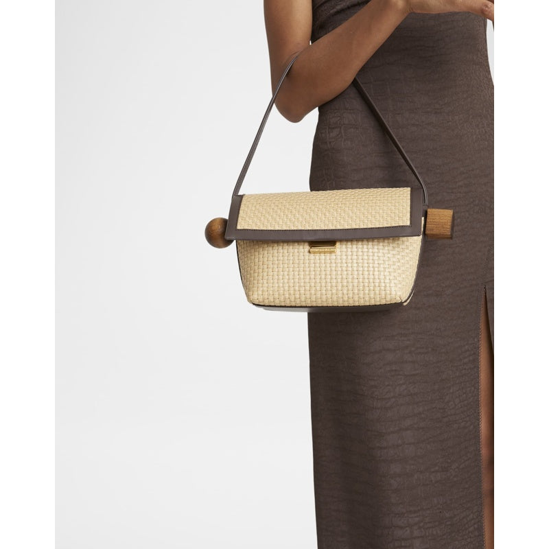 Bolsa Beach Le Rond Geometric Raffia