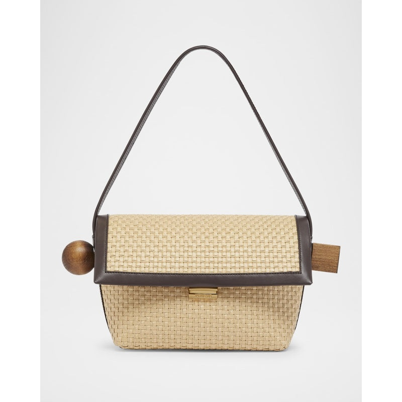 Bolsa Beach Le Rond Geometric Raffia