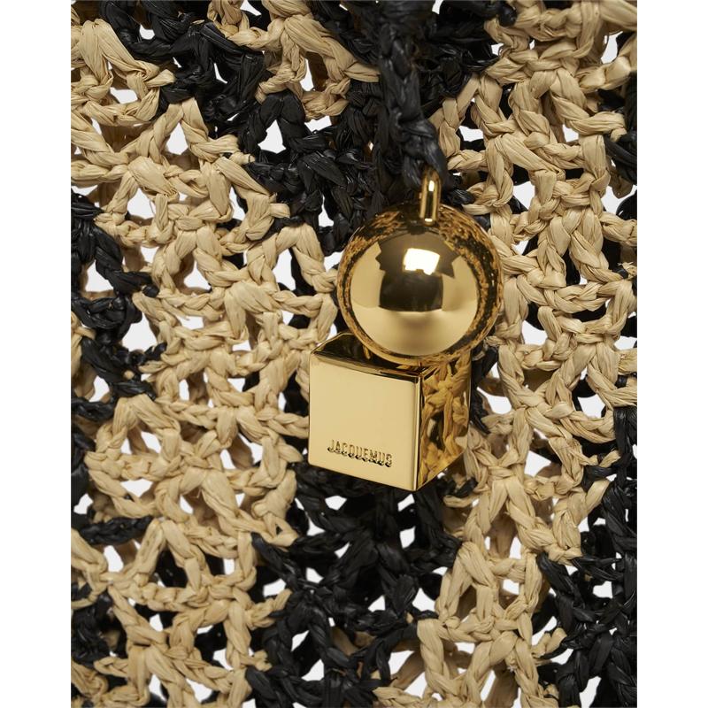 Bolsa Handle Le Petit Rond Raffia