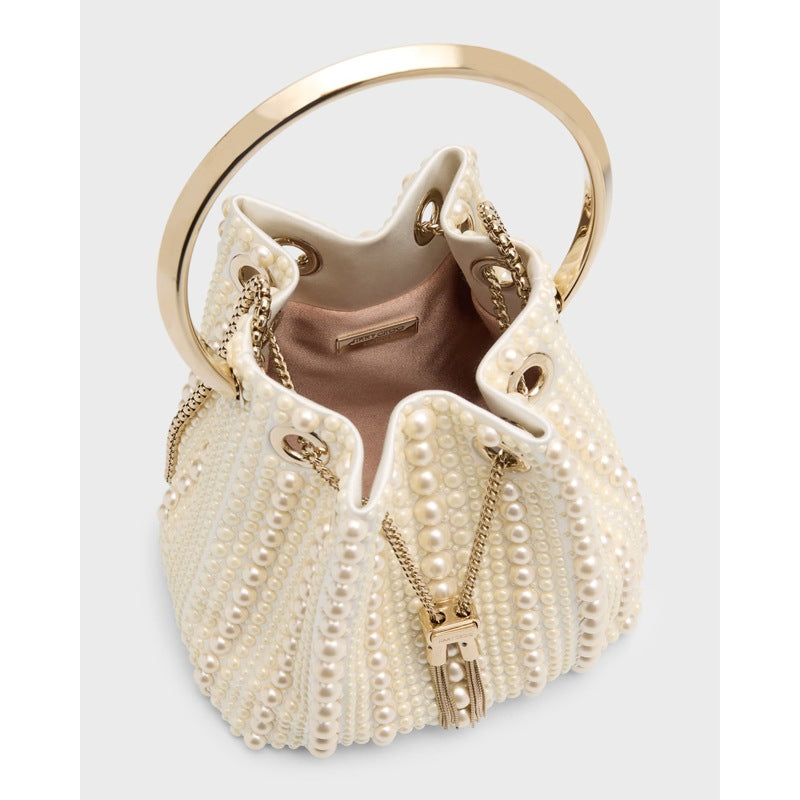 Bolsa Bucket Bon Bon Pearly Satin