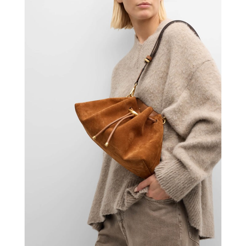 Bolsa Shoulder The Cinch Suede