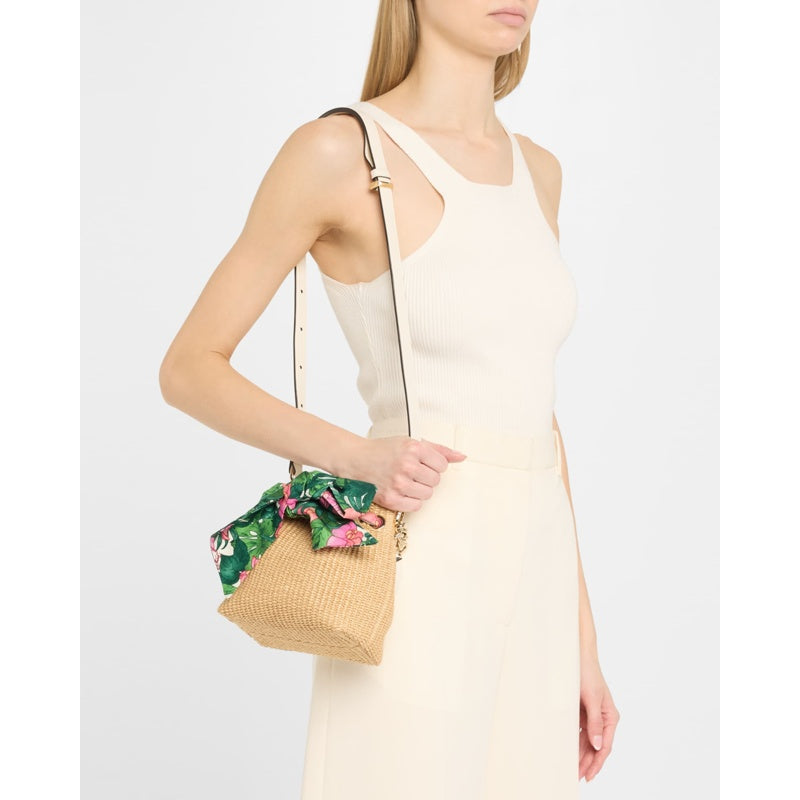 Bolsa Beach Bon Bon Drawstring Raffia