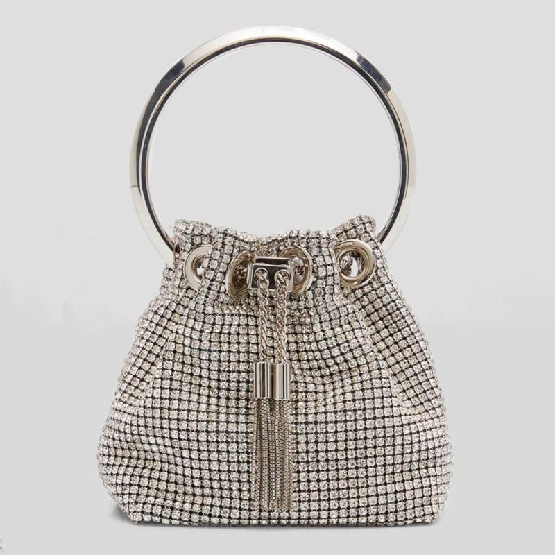 Bolsa Bucket Bon Bon Micro Crystal - Mercado de Luxo - O Maior E-Commerce de Bens, Produtos e Serviços de Luxo do Brasil.