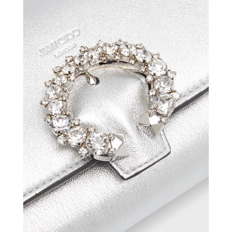Bolsa Wallet Madeline Mini Metallic Crystal with Chain