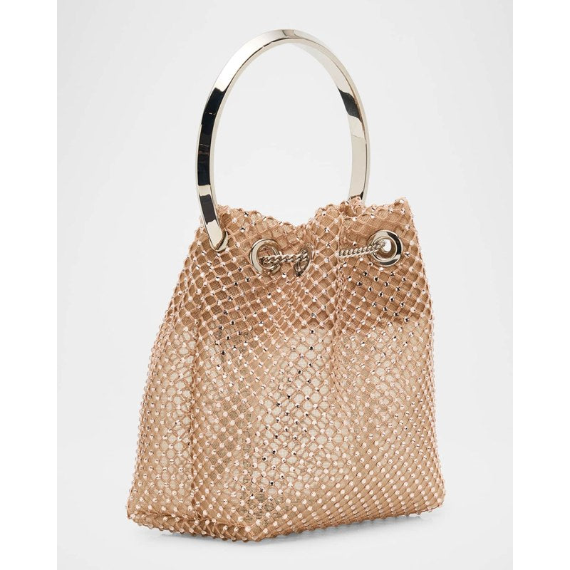 Bolsa Handle Bon Bon Mesh Crystal