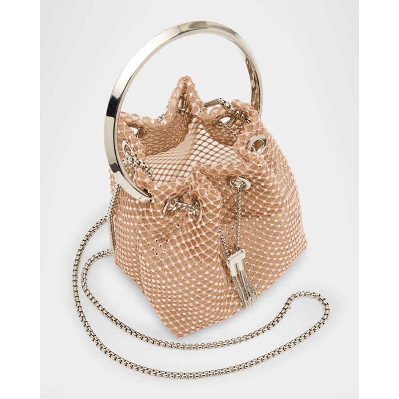 Bolsa Handle Bon Bon Mesh Crystal