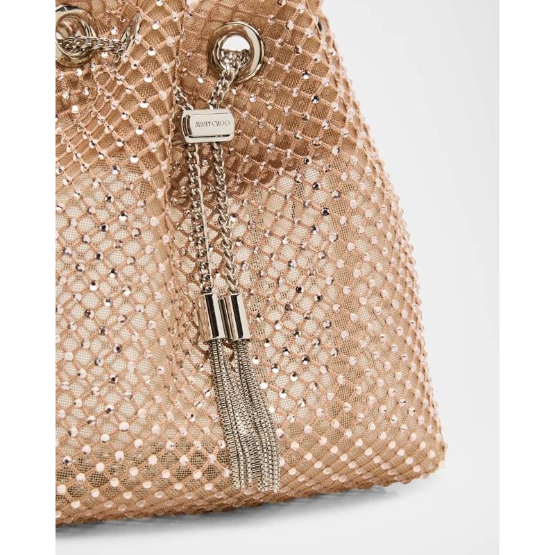 Bolsa Handle Bon Bon Mesh Crystal