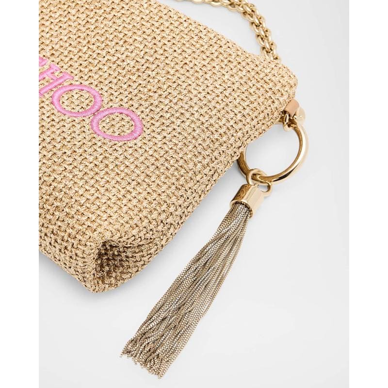 Bolsa Shoulder Callie London Metallic Raffia