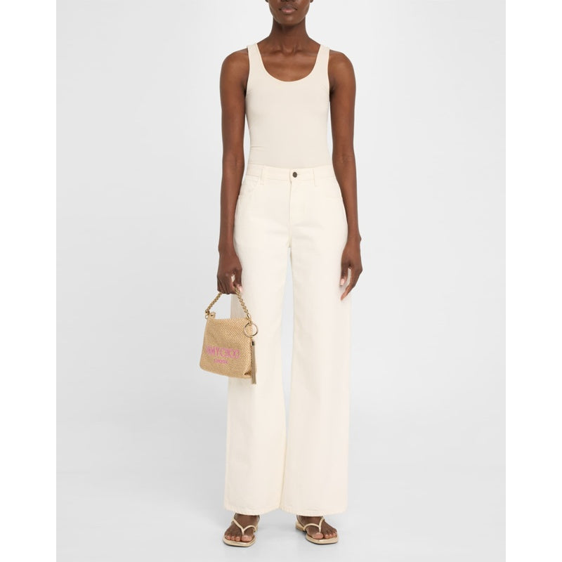Bolsa Shoulder Callie London Metallic Raffia