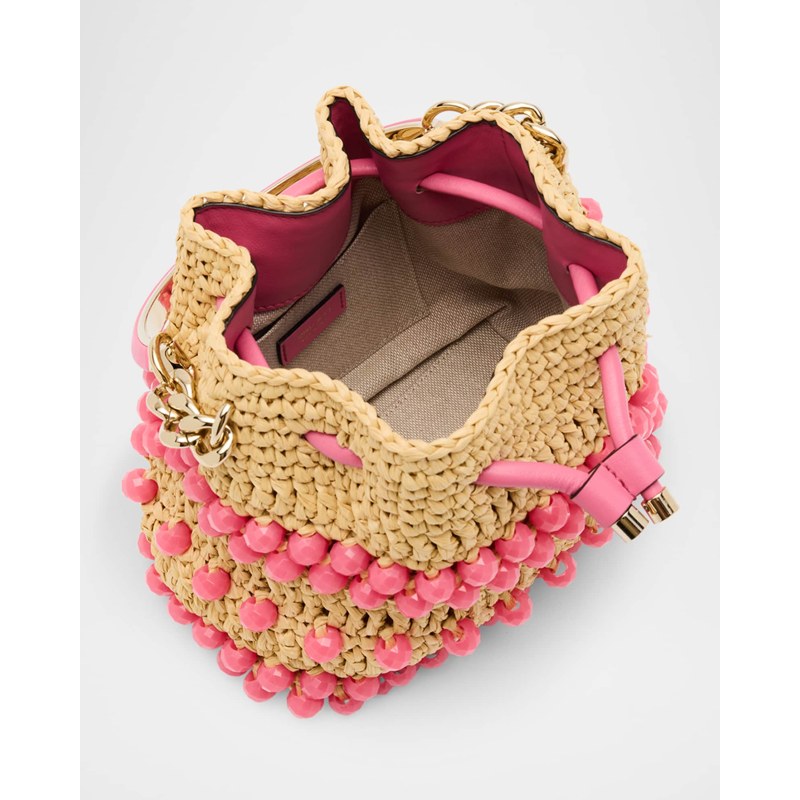 Bolsa Beach Bon Bon Beaded Raffia