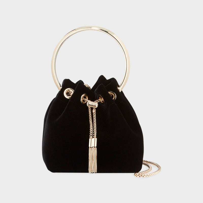 Bolsa Handle Bon Bon Velvet with Metal  - Mercado de Luxo - O Maior E-Commerce de Bens, Produtos e Serviços de Luxo do Brasil.