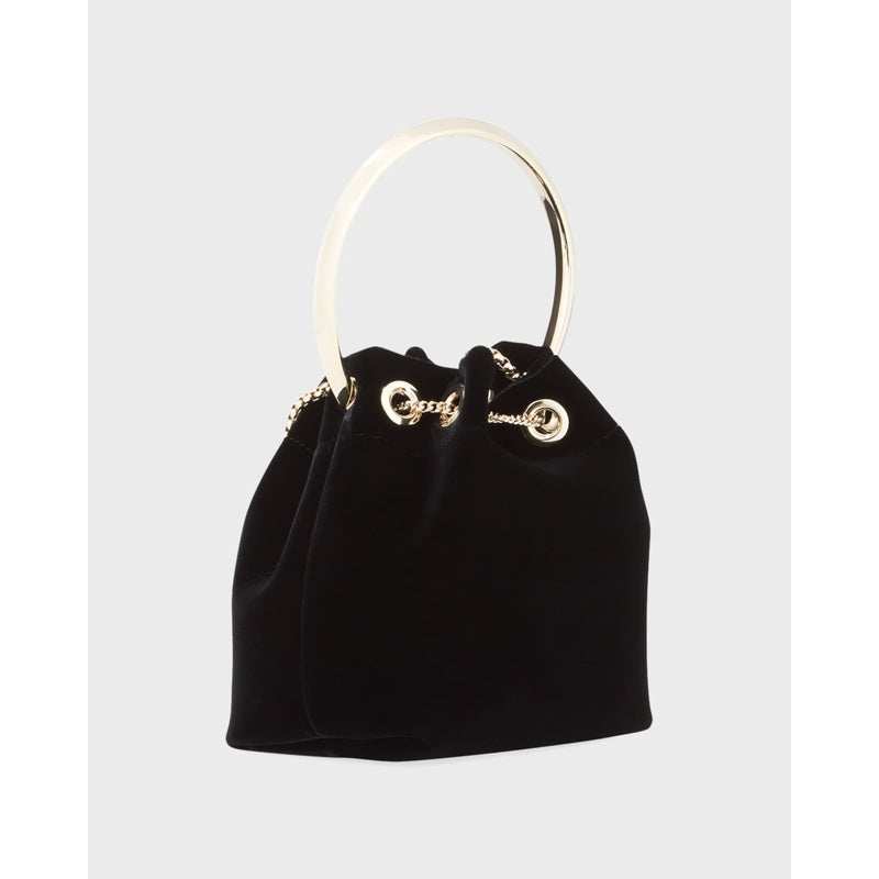 Bolsa Handle Bon Bon Velvet with Metal
