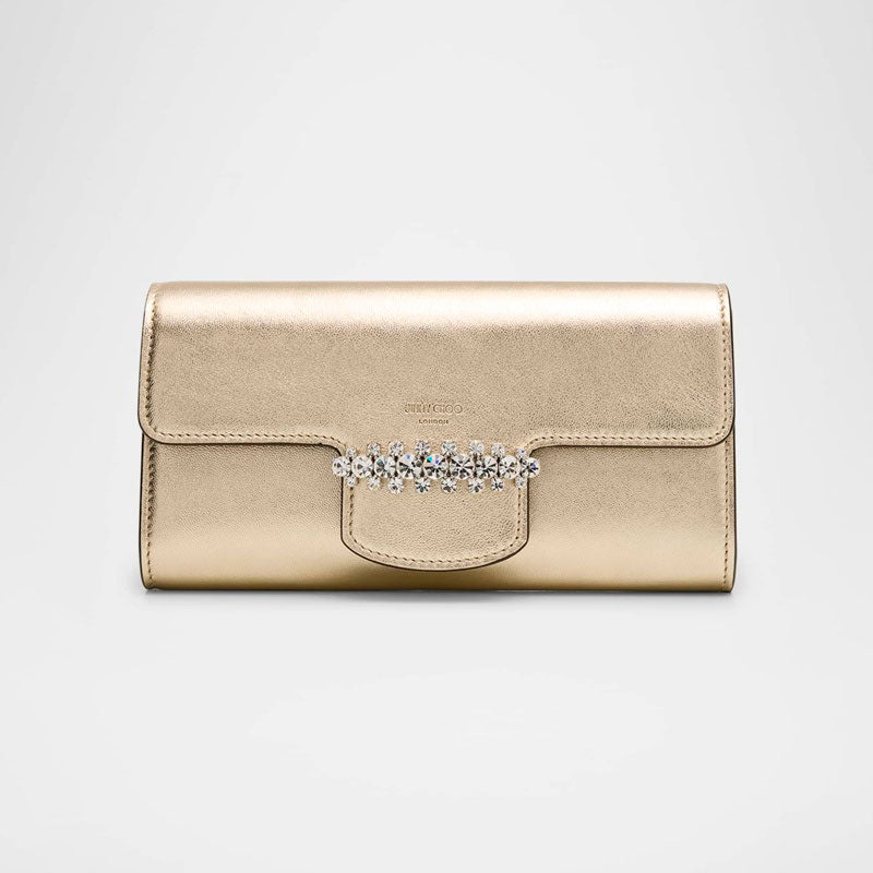 Bolsa Clutch Bing Crystal Metallic - Mercado de Luxo - O Maior E-Commerce de Bens, Produtos e Serviços de Luxo do Brasil.